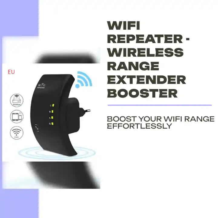 WiFi Repeater - Wireless Range Extender Booster by@Outfy