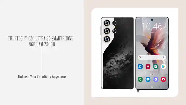TrueTech&trade; C26 Ultra 5G Smartphone - 8GB RAM 256GB by@Outfy