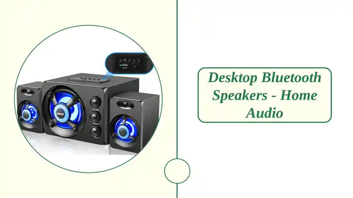 Desktop Bluetooth Speakers - Home Audio by@Outfy