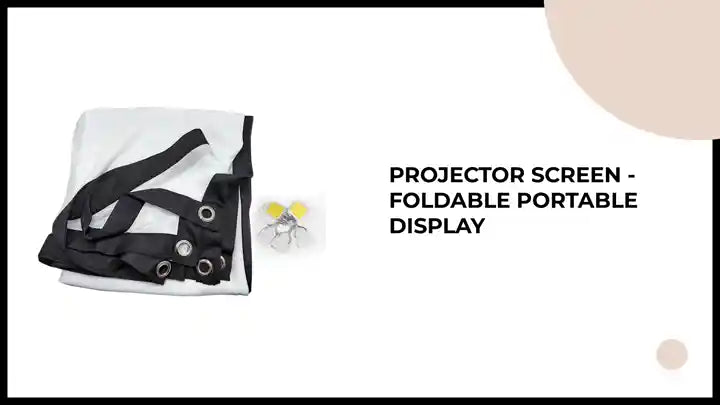 Projector Screen - Foldable Portable Display by@Outfy