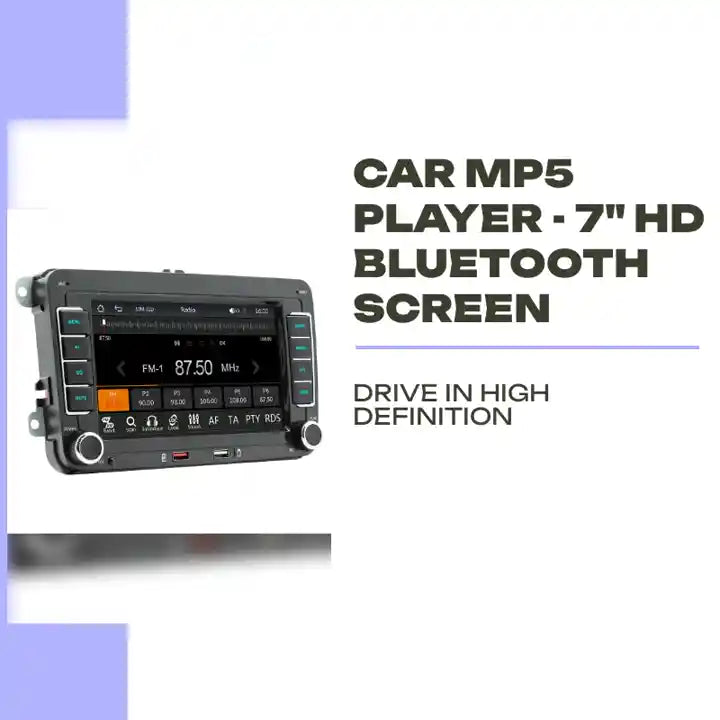 Car MP5 Player - 7" HD Bluetooth Screen by@Outfy