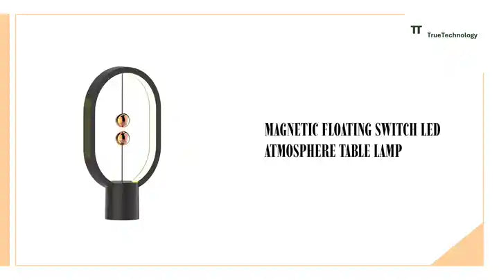Magnetic Floating Switch LED Atmosphere Table Lamp by@Outfy