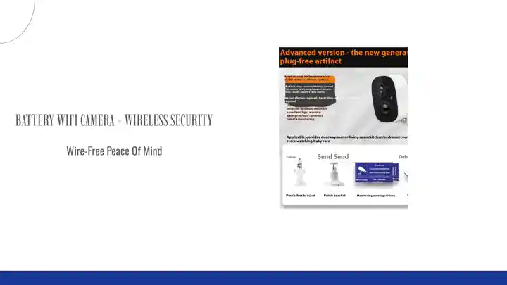 Battery WiFi Camera - Wireless Security by@Outfy