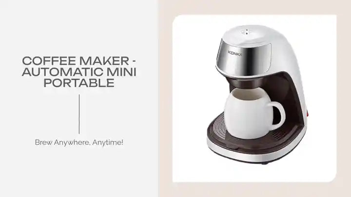 Coffee Maker - Automatic Mini Portable by@Outfy