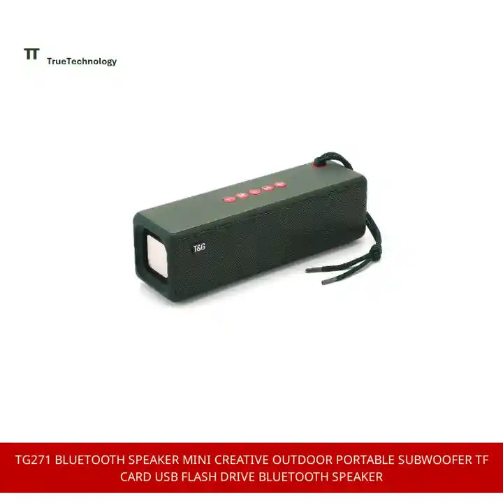 TG271 Bluetooth speaker mini creative outdoor portable subwoofer TF card USB flash drive Bluetooth speaker by@Outfy
