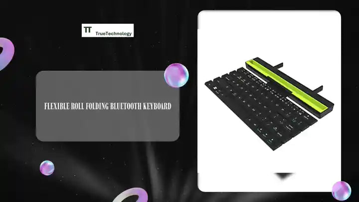 Flexible Roll Folding Bluetooth Keyboard by@Outfy
