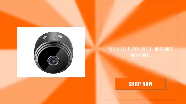 WiFi Surveillance Camera - HD Remote Monitoring by@Outfy