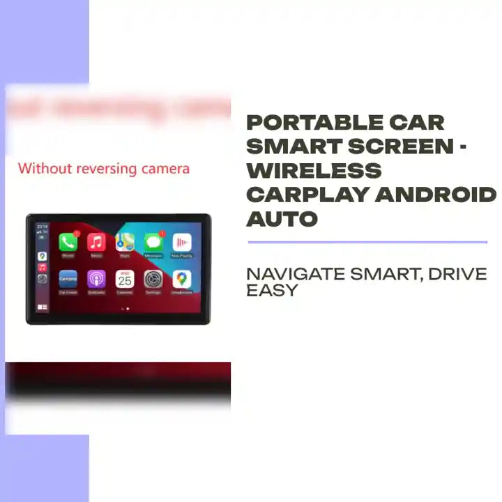 Portable Car Smart Screen - Wireless CarPlay Android Auto by@Outfy