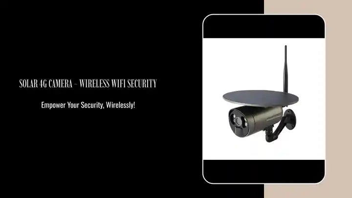 Solar 4G Camera - Wireless WiFi Security by@Outfy