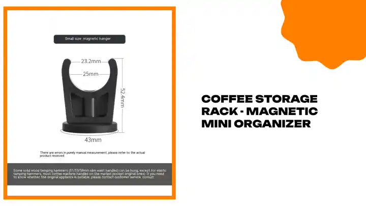 Coffee Storage Rack - Magnetic Mini Organizer by@Outfy