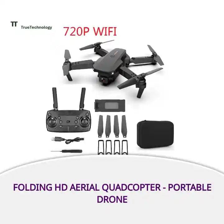 Folding HD Aerial Quadcopter - Portable Drone by@Outfy