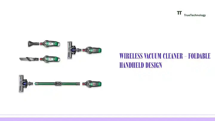 Wireless Vacuum Cleaner - Foldable Handheld Design by@Outfy