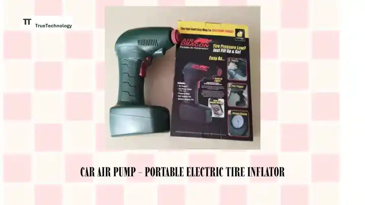 Car Air Pump - Portable Electric Tire Inflator by@Outfy