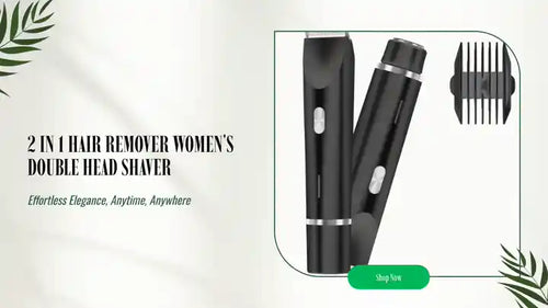 2 In 1 Hair Remover Women's Double Head Shaver by@Outfy
