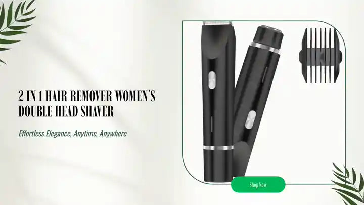 2 In 1 Hair Remover Women's Double Head Shaver by@Outfy