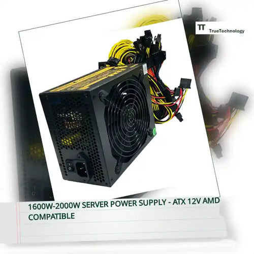 1600W-2000W Server Power Supply - ATX 12V AMD Compatible by@Outfy