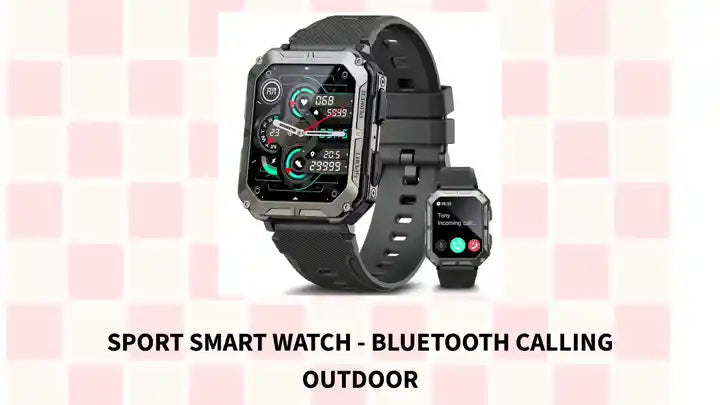 Sport Smart Watch - Bluetooth Calling Outdoor by@Outfy