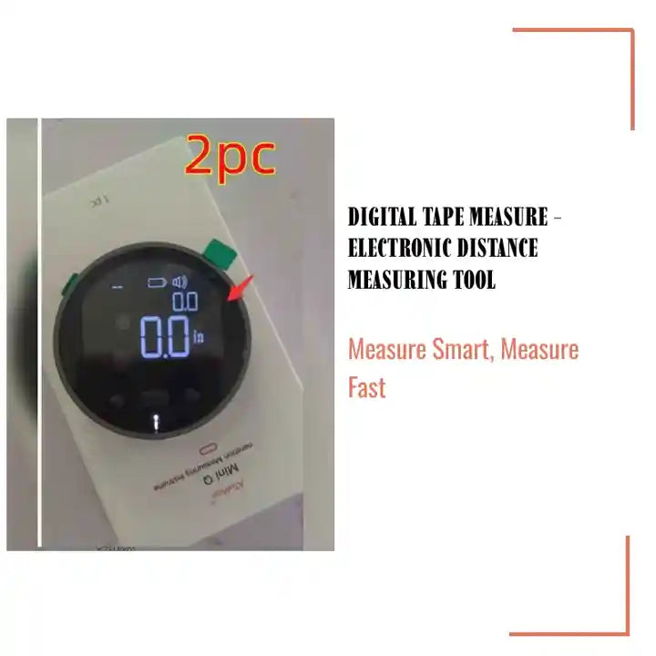 Digital Tape Measure - Electronic Distance Measuring Tool by@Outfy