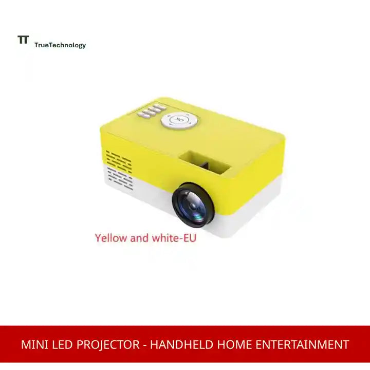 Mini LED Projector - Handheld Home Entertainment by@Outfy