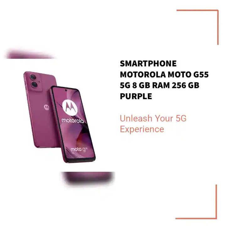 Smartphone Motorola Moto G55 5G 8 GB RAM 256 GB Purple by@Outfy