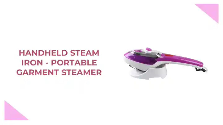 Handheld Steam Iron - Portable Garment Steamer by@Outfy