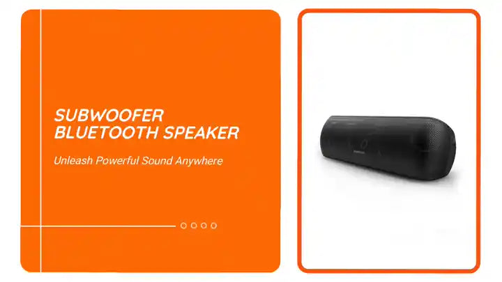 Subwoofer Bluetooth Speaker by@Outfy
