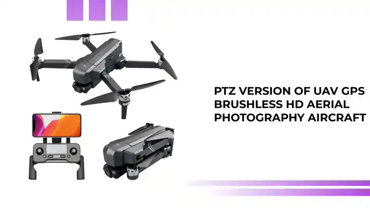 PTZ Version Of UAV GPS Brushless HD Aerial Photography Aircraft by@Outfy