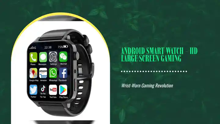 Android Smart Watch - HD Large Screen Gaming by@Outfy