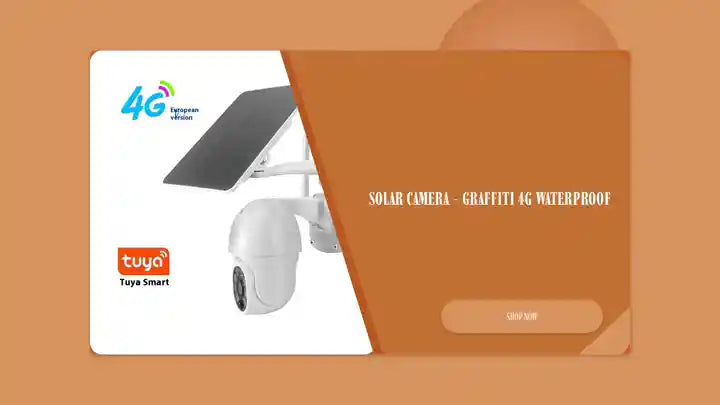 Solar Camera - Graffiti 4G Waterproof by@Outfy
