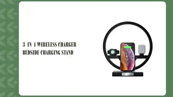 3-in-1 Wireless Charger -Bedside Charging Stand by@Outfy
