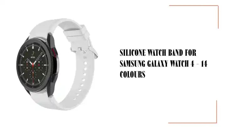 Silicone Watch Band for Samsung Galaxy Watch 4 - 14 Colours by@Outfy