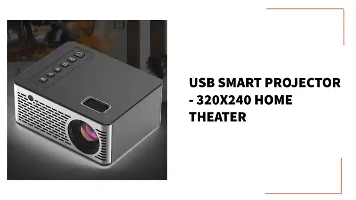 USB Smart Projector - 320x240 Home Theater by@Outfy