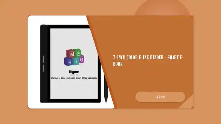 7-Inch Color E-ink Reader - Smart E-book by@Outfy