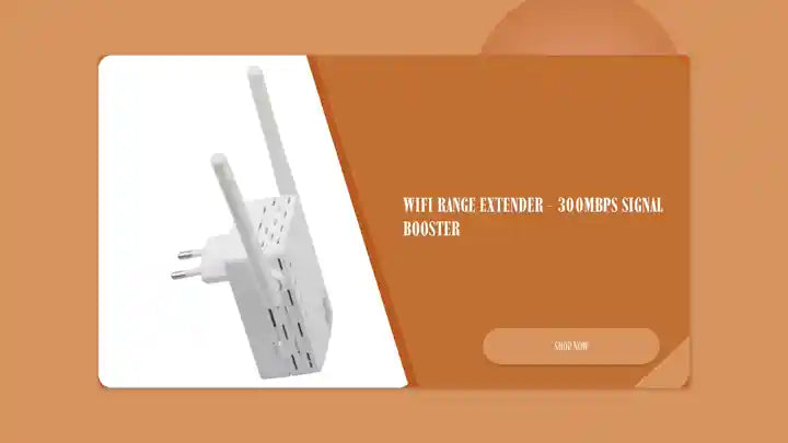 WiFi Range Extender - 300Mbps Signal Booster by@Outfy
