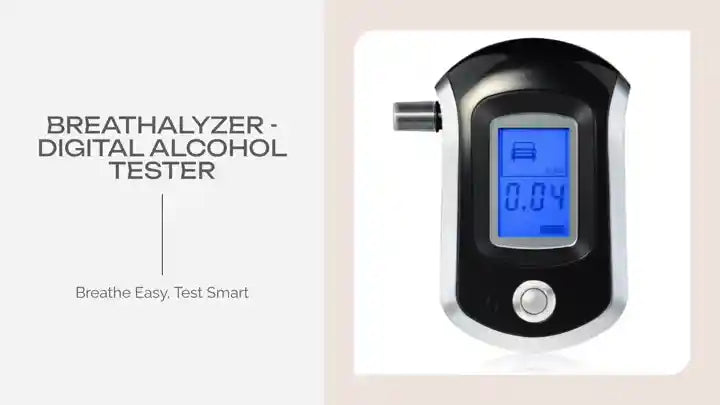 Breathalyzer - Digital Alcohol Tester by@Outfy