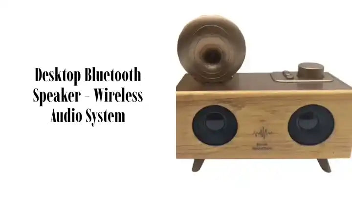 Desktop Bluetooth Speaker - Wireless Audio System by@Outfy