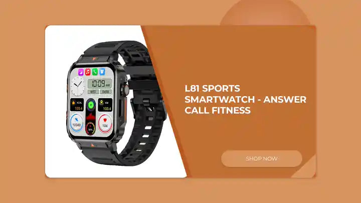 L81 Sports Smartwatch - Answer Call Fitness by@Outfy