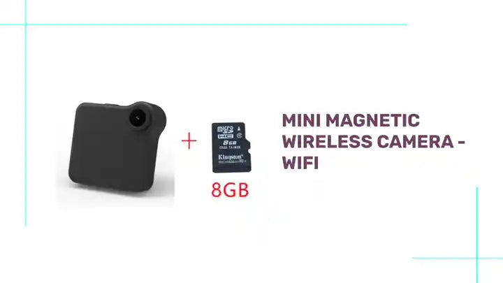 Mini Magnetic Wireless Camera - WiFi by@Outfy