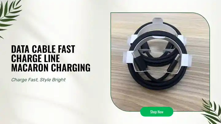 Data Cable Fast Charge Line Macaron Charging by@Outfy