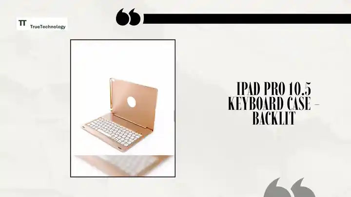 iPad Pro 10.5 Keyboard Case - Backlit by@Outfy