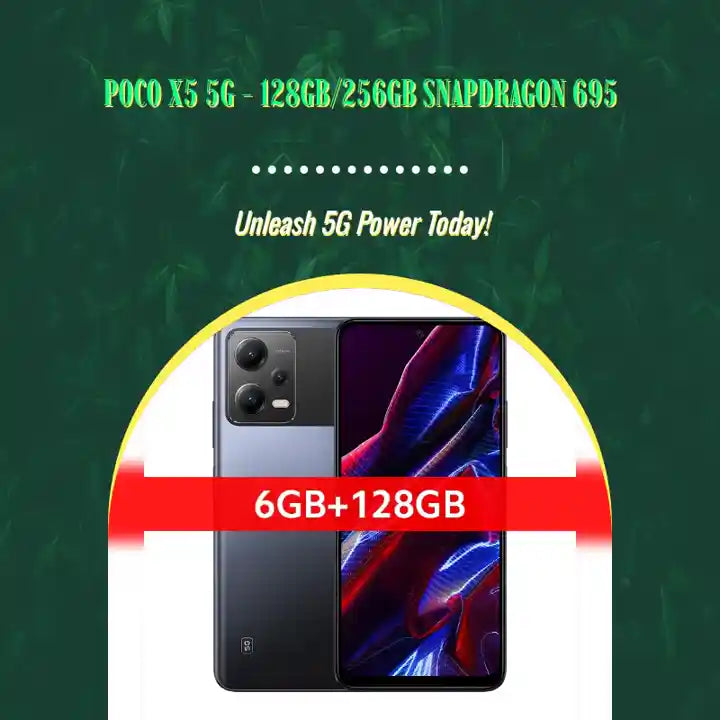 POCO X5 5G - 128GB/256GB Snapdragon 695 by@Outfy
