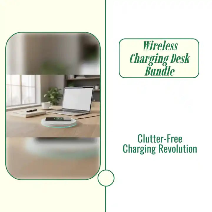 Wireless Charging Desk Bundle by@Outfy