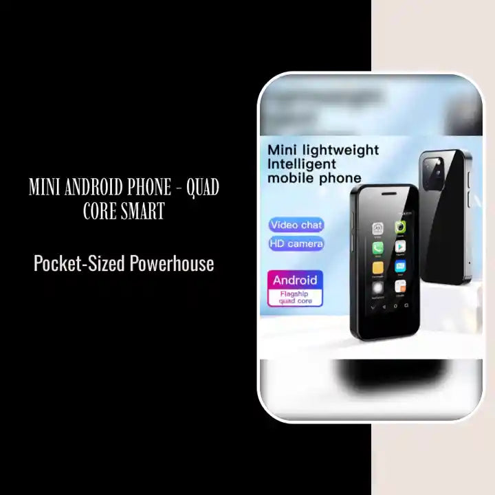 Mini Android Phone - Quad Core Smart by@Outfy