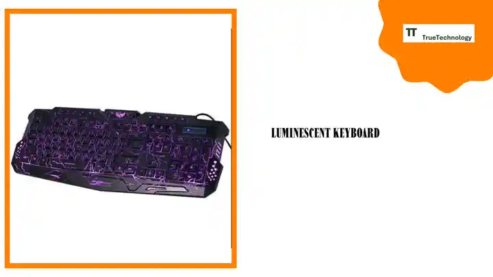 Luminescent keyboard by@Outfy