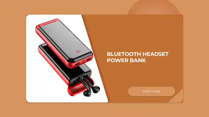 Bluetooth Headset Power Bank by@Outfy