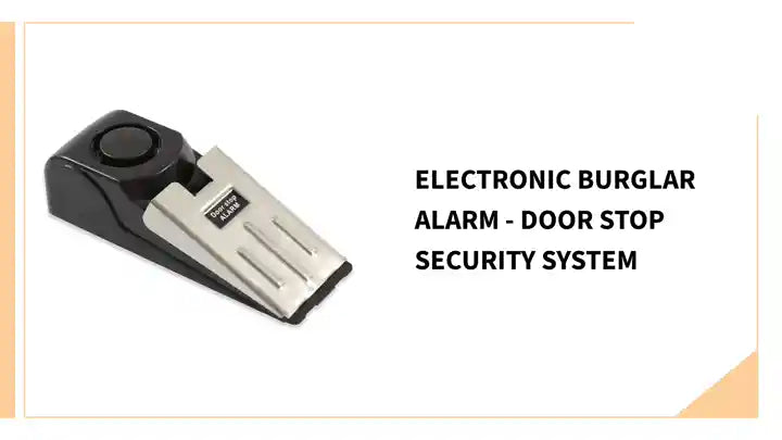 Electronic Burglar Alarm - Door Stop Security System by@Outfy