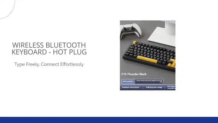 Wireless Bluetooth Keyboard - Hot Plug by@Outfy