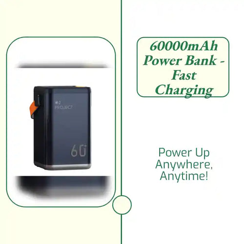 60000mAh Power Bank - Fast Charging by@Outfy