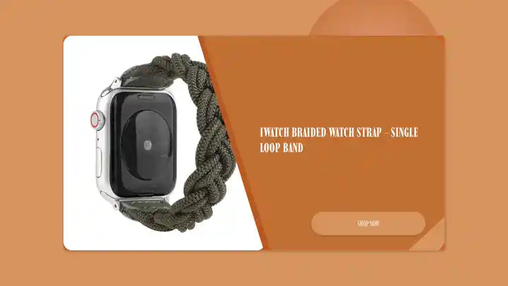 iWatch Braided Watch Strap - Single Loop Band by@Outfy