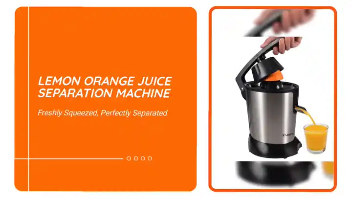Lemon Orange Juice Separation Machine by@Outfy
